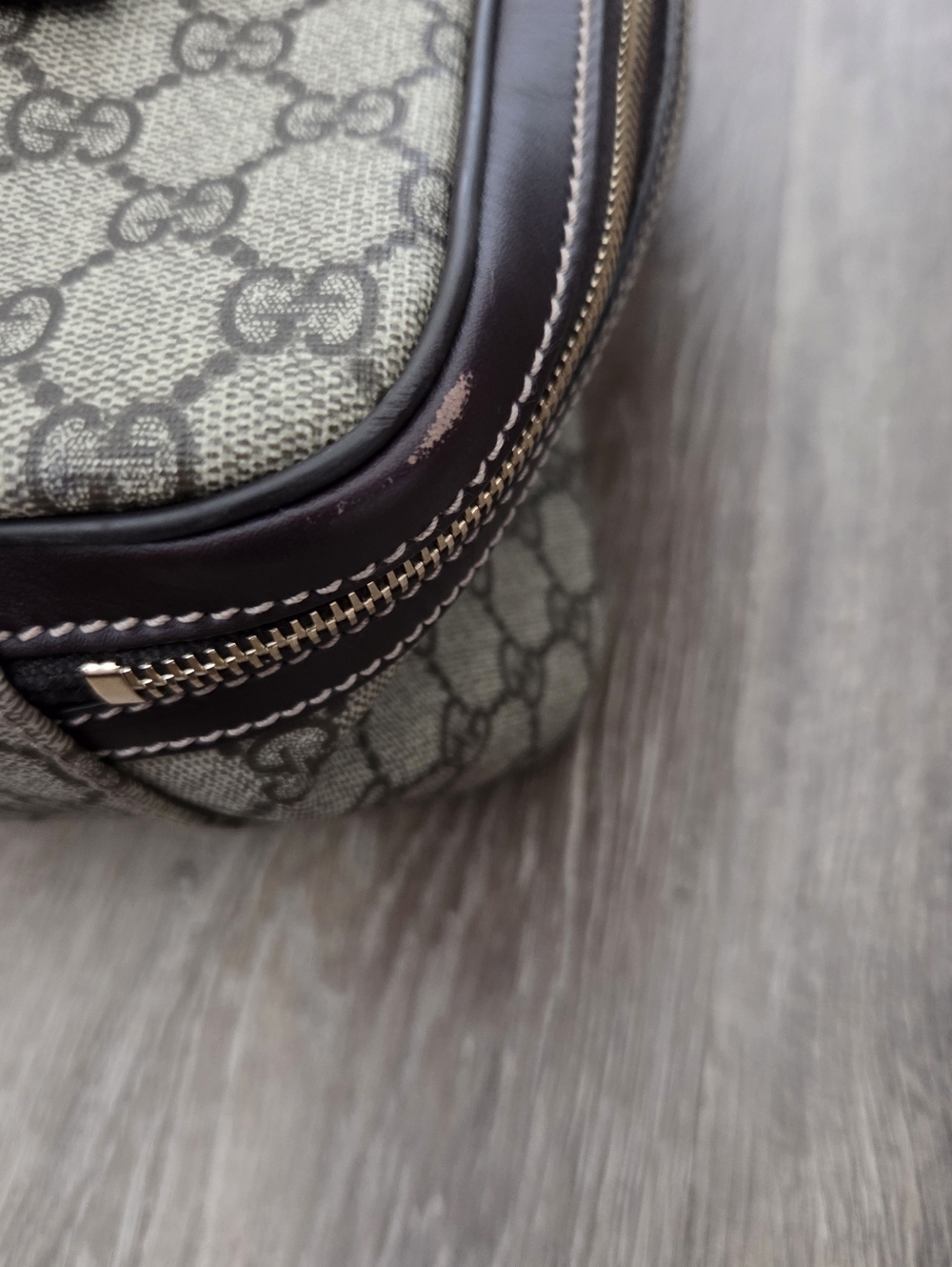 Authentic Gucci GG Supreme Travel Suitcase - Picture 8 of 14